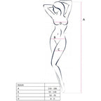 PASSION – Woman BS020 Bodystocking Schwarz One Size