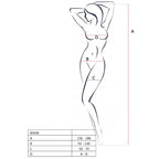PASSION – Woman BS036 Bodystocking Weiß One Size
