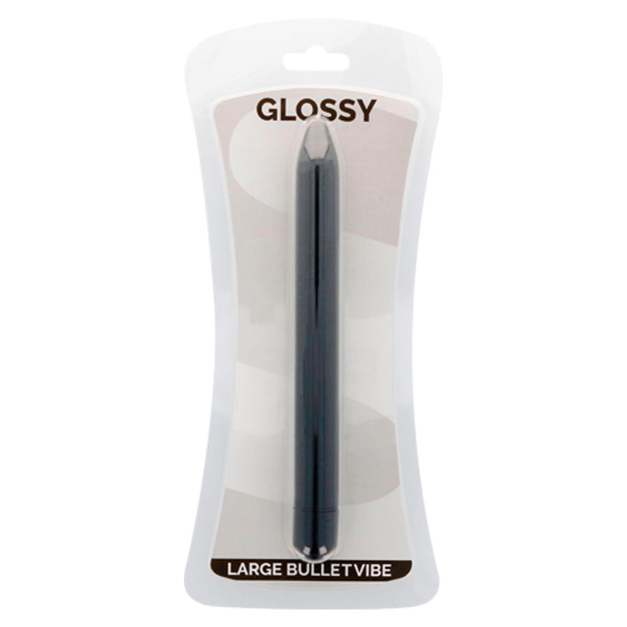 GLOSSY - Slim Vibrator Schwarz
