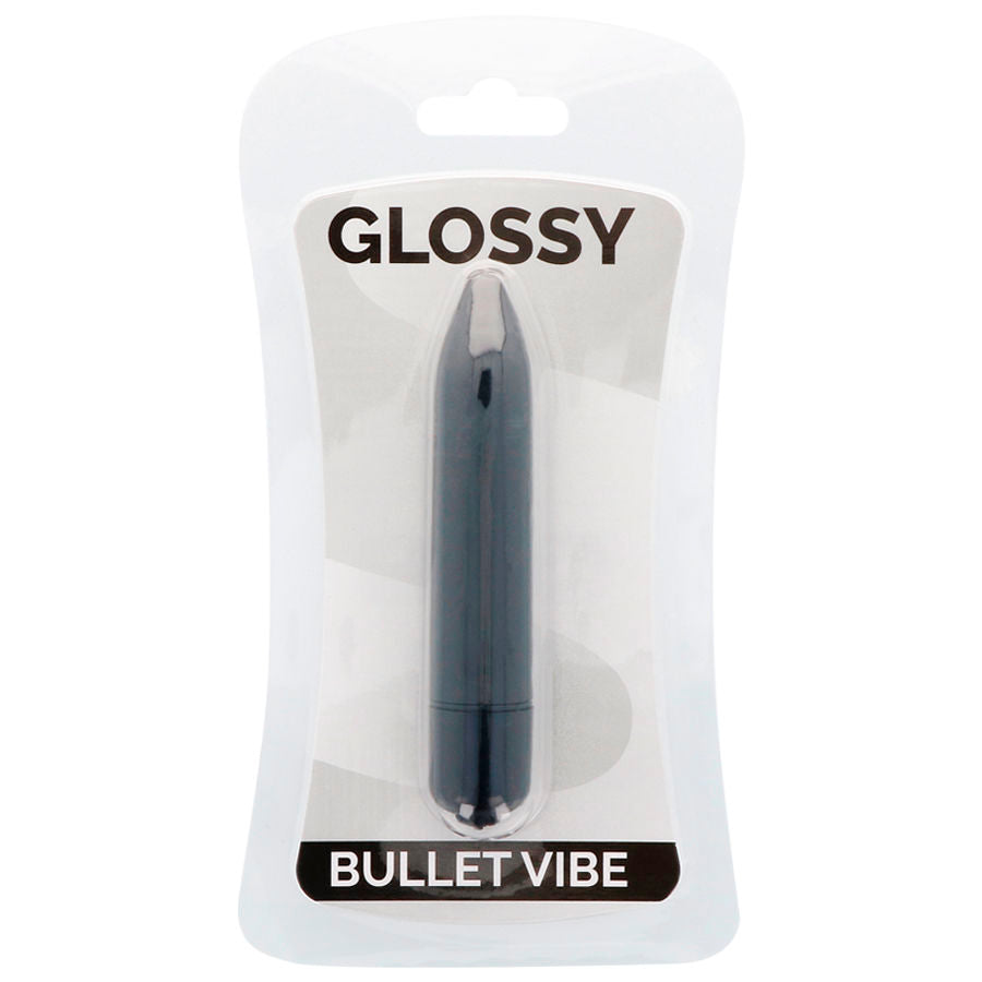 GLOSSY - Thin Vibe schlanker Vibrator Schwarz