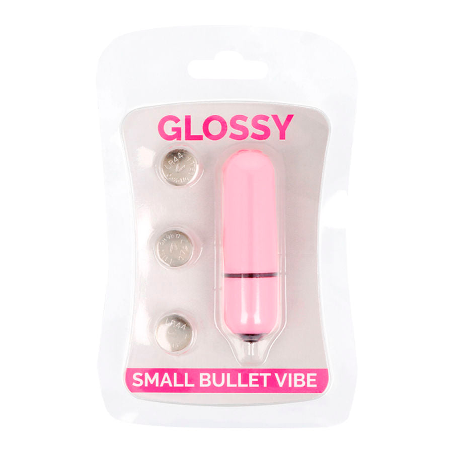 GLOSSY - Small Bullet Vibe Mini-Vibrator Rosa
