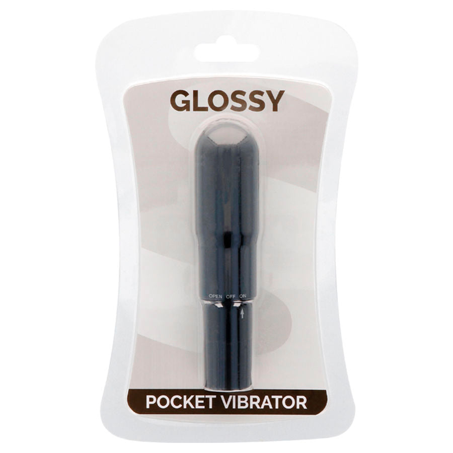 GLOSSY - Pocket Vibrator Schwarz