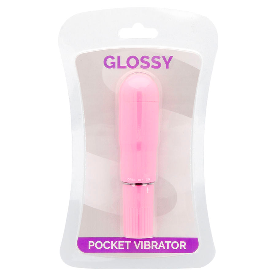 GLOSSY - Pocket Vibrator Deep Rose