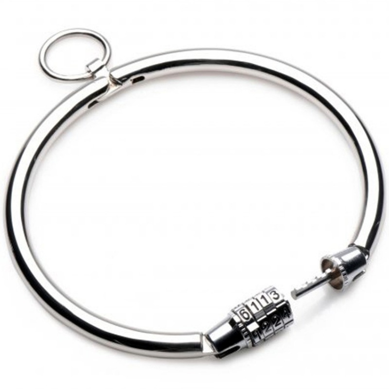 METAL HARD – Halsband mit Kombinationsverschluss, 12 cm