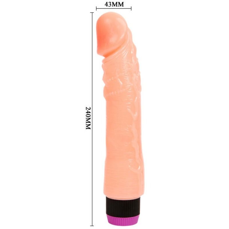 BAILE - Natürlicher flexibler realistischer Vibrator, 24 cm