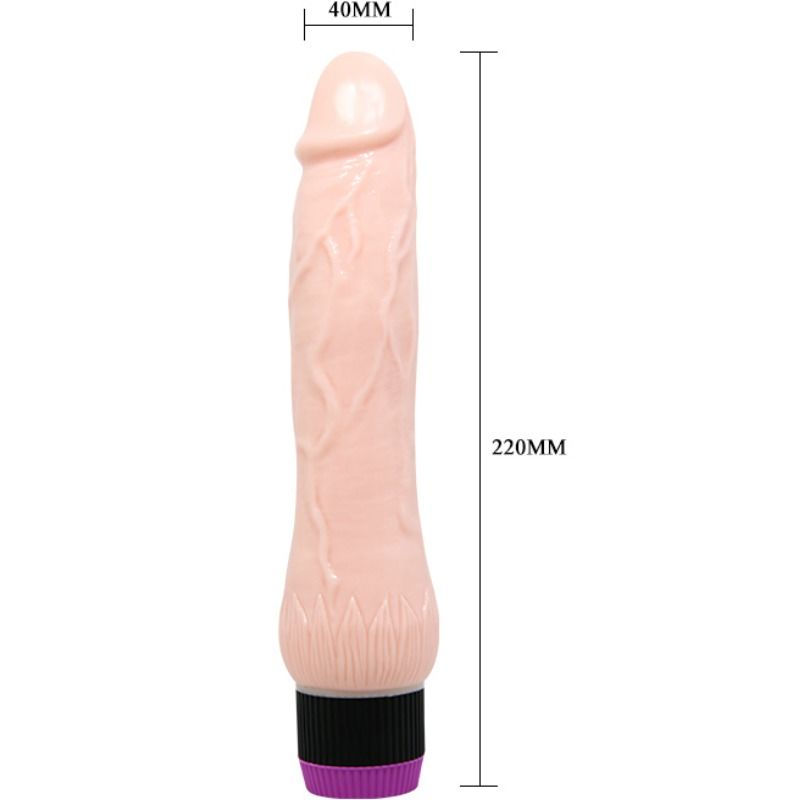 BAILE - Adour Club realistischer Vibrator mit breiter Basis, 22 cm