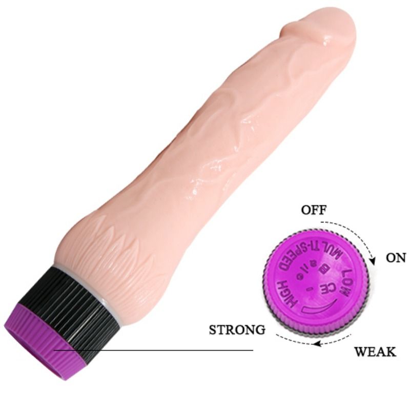 BAILE - Adour Club realistischer Vibrator mit breiter Basis, 22 cm