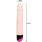 BAILE - Color Sex Vibrator mit Vibration und Rotation, 24 cm