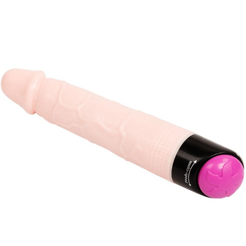 BAILE - Color Sex Vibrator mit Vibration und Rotation, 24 cm