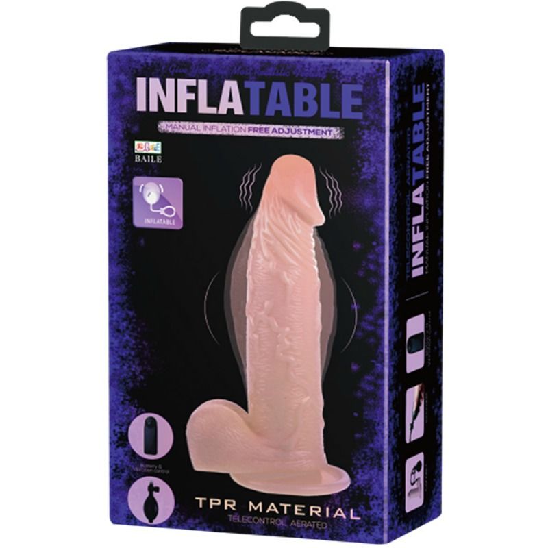 BAILE - Realistischer vibrierender und aufblasbarer Dildo