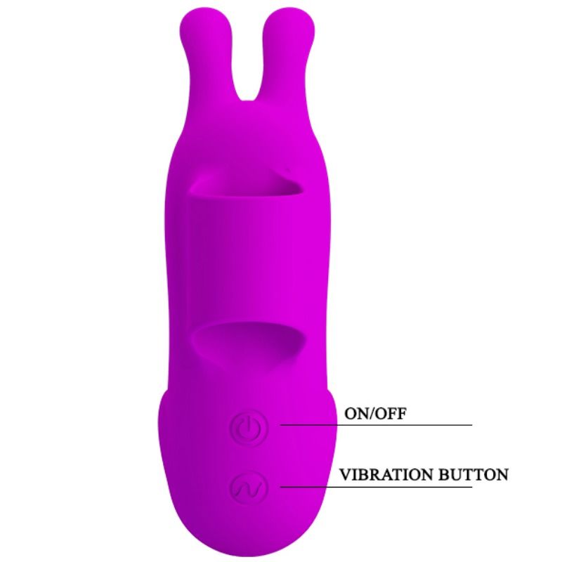 PRETTY LOVE - Smart wiederaufladbarer Fingerstimulator mit Rabbit-Stimulator