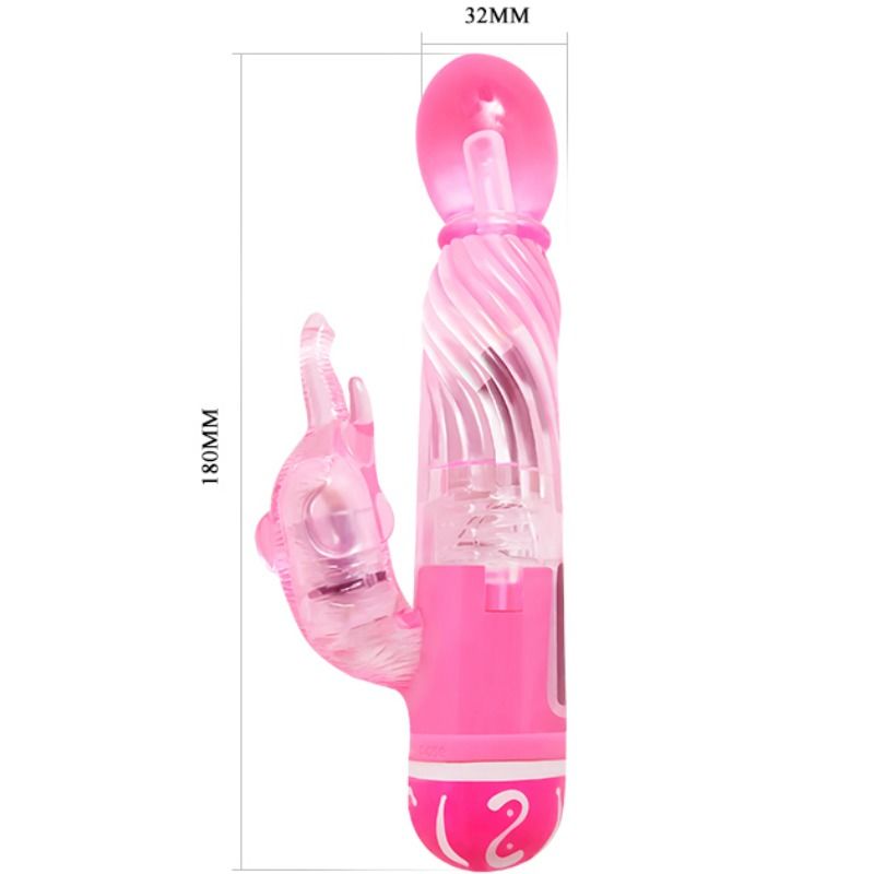 BAILE - Multispeed Vibrator mit Rosa Stimulator leistungsstark