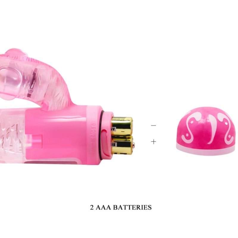 BAILE - Multispeed Vibrator mit Rosa Stimulator leistungsstark