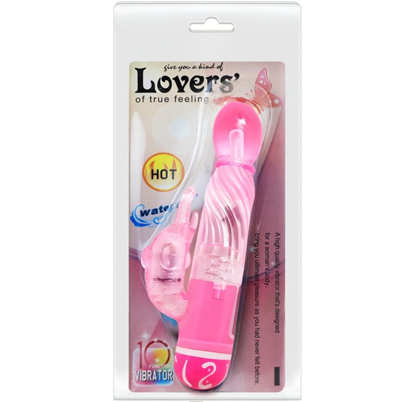 BAILE - Multispeed Vibrator mit Rosa Stimulator leistungsstark