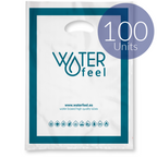 WATERFEEL - 100 GROßE KUNSTSTOFFBEUTEL 40 X 50 CM