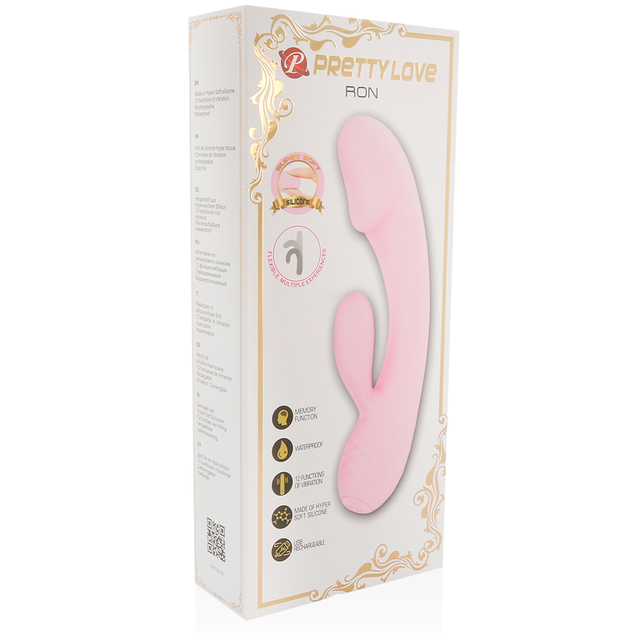 PRETTY LOVE - Smart Ron Vibrator mit Rabbit-Stimulator