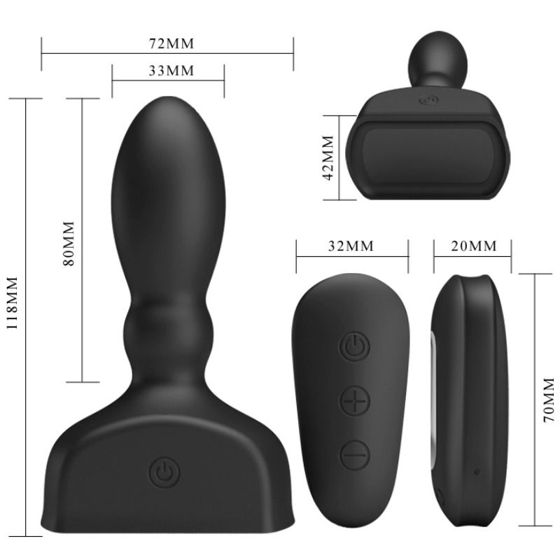 PRETTY LOVE - Marriel Aufblasbarer Prostata-Vibrator
