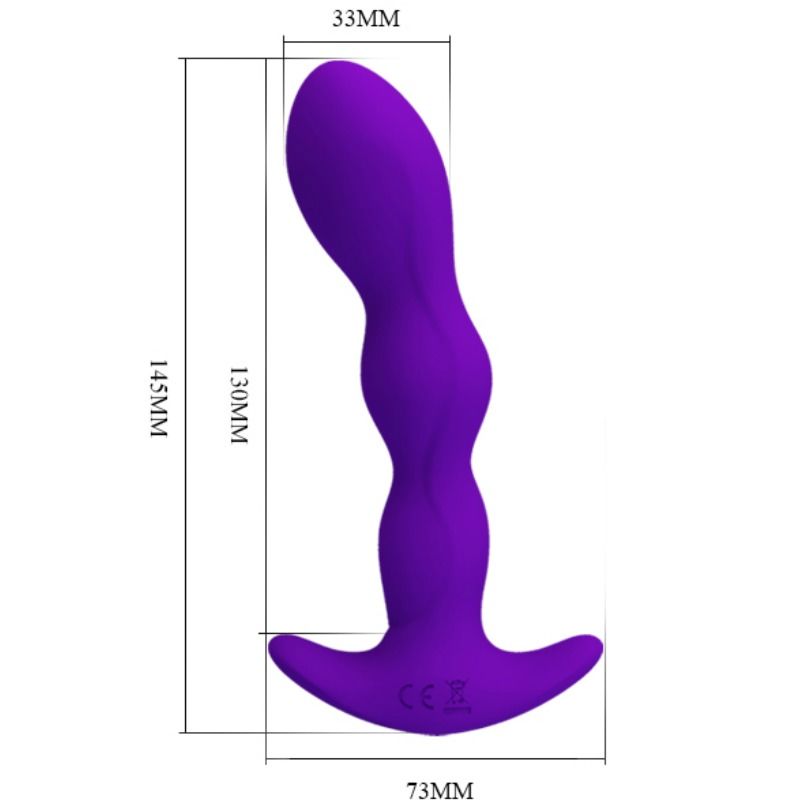 PRETTY LOVE - Anal-Massager, 12 Vibrationsmodi, Lila