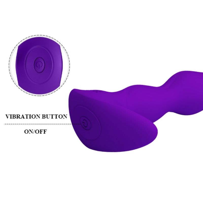 PRETTY LOVE - Anal-Massager, 12 Vibrationsmodi, Lila