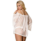 SUBBLIME – Babydoll Weiß mit ausgestellten Ärmeln