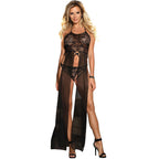 SUBBLIME – Dress-Top & Thong Set Schwarz