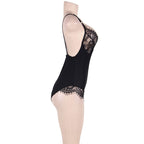 SUBBLIME – Queen Plus Body mit transparenten Elementen und schwarzen Fransen