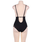 SUBBLIME – Queen Plus Body mit transparenten Elementen und schwarzen Fransen