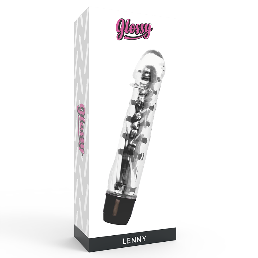 GLOSSY - Lenny Vibrator Schwarz