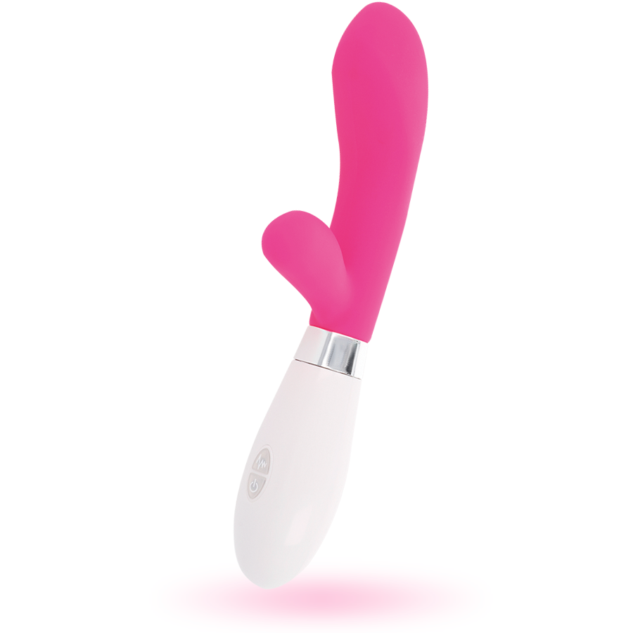 GLOSSY - Jackson Rabbit-Vibrator Rosa
