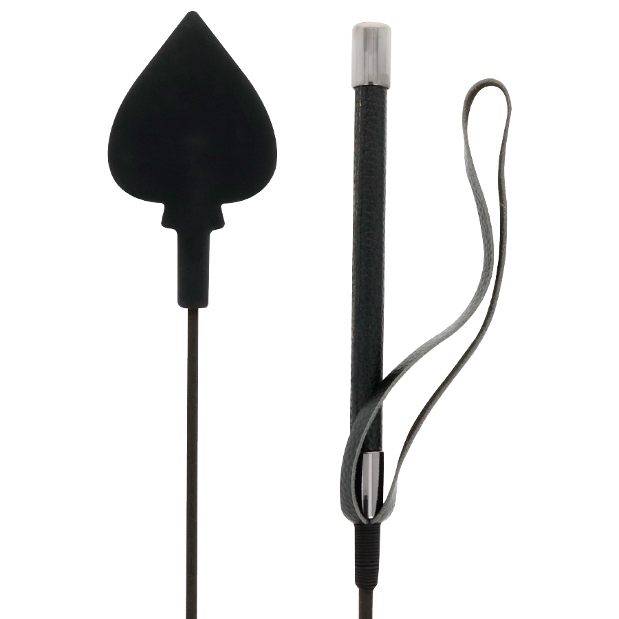 DARKNESS – Schwarze Silikon Gerte 60 cm