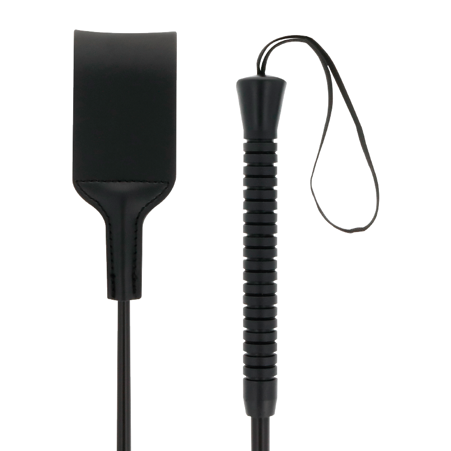 DARKNESS – Fetisch breite schwarze BDSM-Gerte