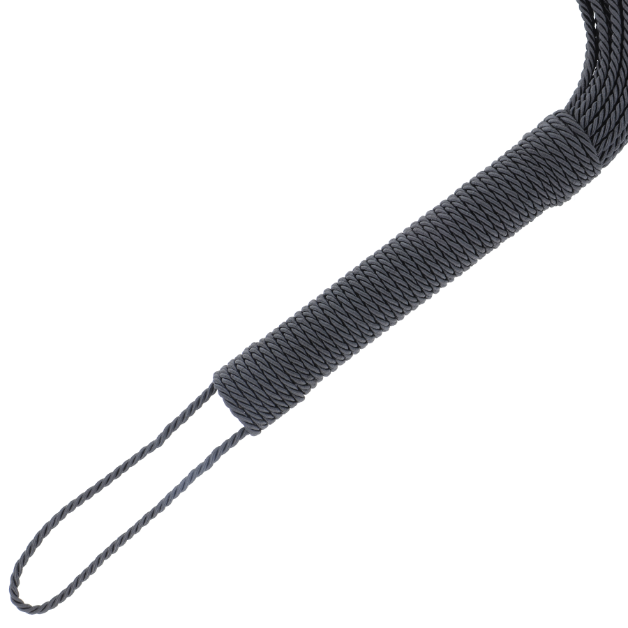 DARKNESS – Schwarze Bondage-Peitsche 50 cm
