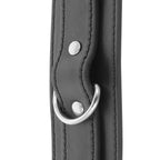 DARKNESS - SCHWARZE VERSTELLBARE HANDSCHELLEN MIT DOPPELTEM VERSTÄRKUNGSBAND