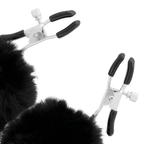 DARKNESS – Nippelklammern mit Pom-Poms 1