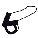 DARKNESS – Hodenring für Penis und Hoden