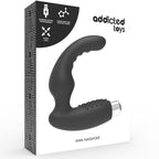 ADDICTED TOYS - Wiederaufladbarer Prostata-Vibrator Modell 2 Schwarz
