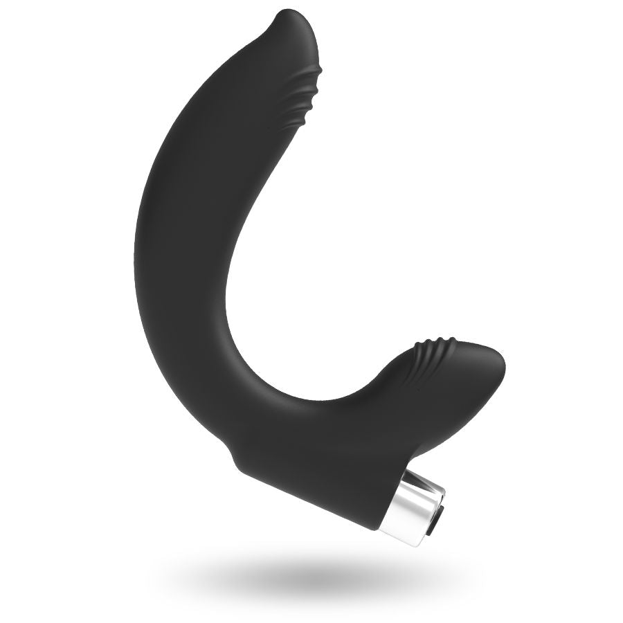 ADDICTED TOYS - Wiederaufladbarer Prostata-Vibrator Modell 7 Schwarz