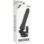 BASECOCK - Realistischer Vibrator mit Fernbedienung Natur, 19,5 cm Ø 4 cm