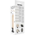 BASECOCK - REALISTISCHER VIBRATOR MIT FERNBEDIENUNG NATÜRLICHER 20 CM -O- 4 CM