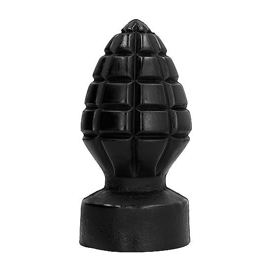 ALL BLACK - Analplug, 14 cm