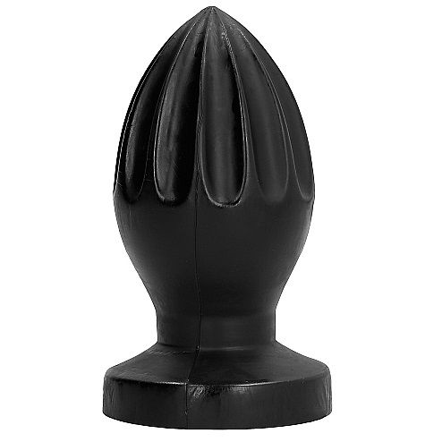ALL BLACK - Analplug, 12 cm