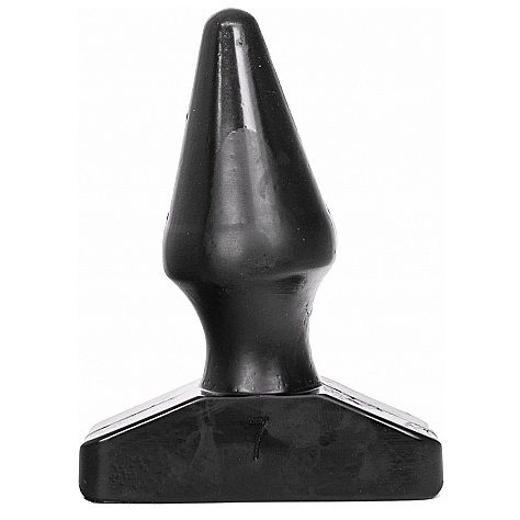 ALL BLACK - Analplug, 16 cm
