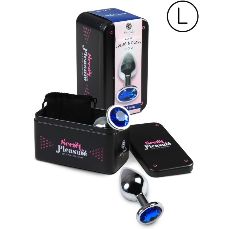 SECRETPLAY - Analplug Blau L