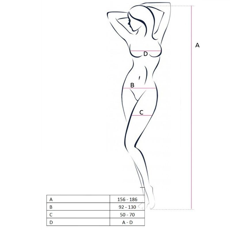 PASSION – Woman BS057 Bodystocking One Size