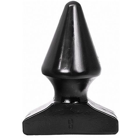 ALL BLACK - Analplug 17 cm