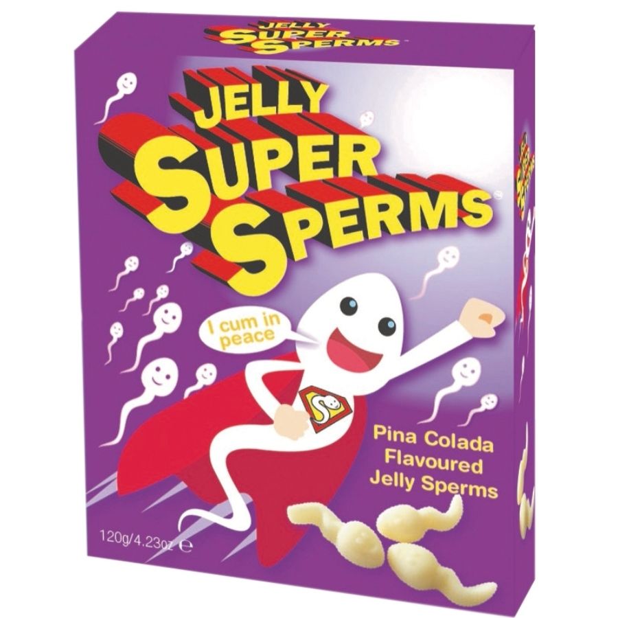 SPENCER & FLEETWOOD - Super Sperm Fruchtgummi in Spermienform, 120 g