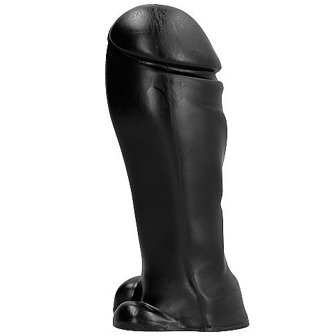 ALL BLACK - Breiter Dildo, 22 cm