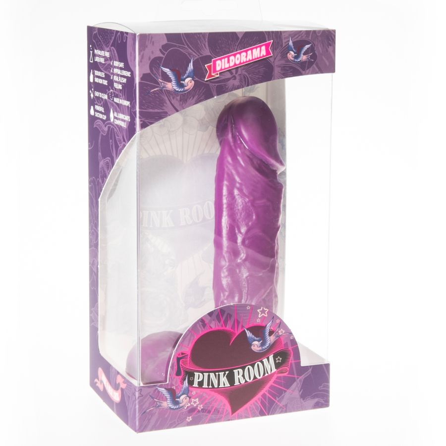 PINK ROOM - Amadeo realistischer Dildo Lila, 15,5 cm