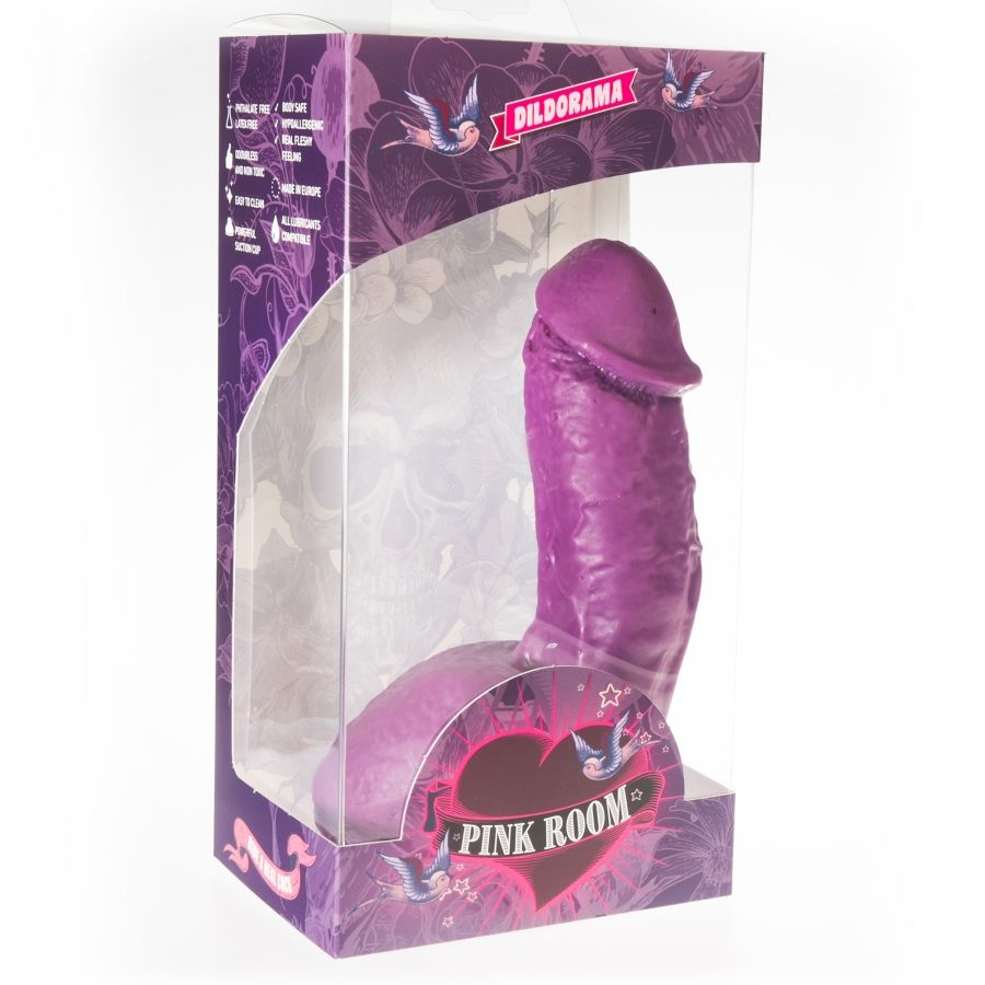 PINK ROOM - Elian realistischer Dildo Lila, 17,5 cm