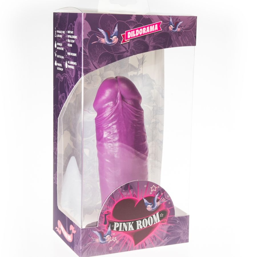PINK ROOM - Dael realistischer Dildo Lila, 18,5 cm